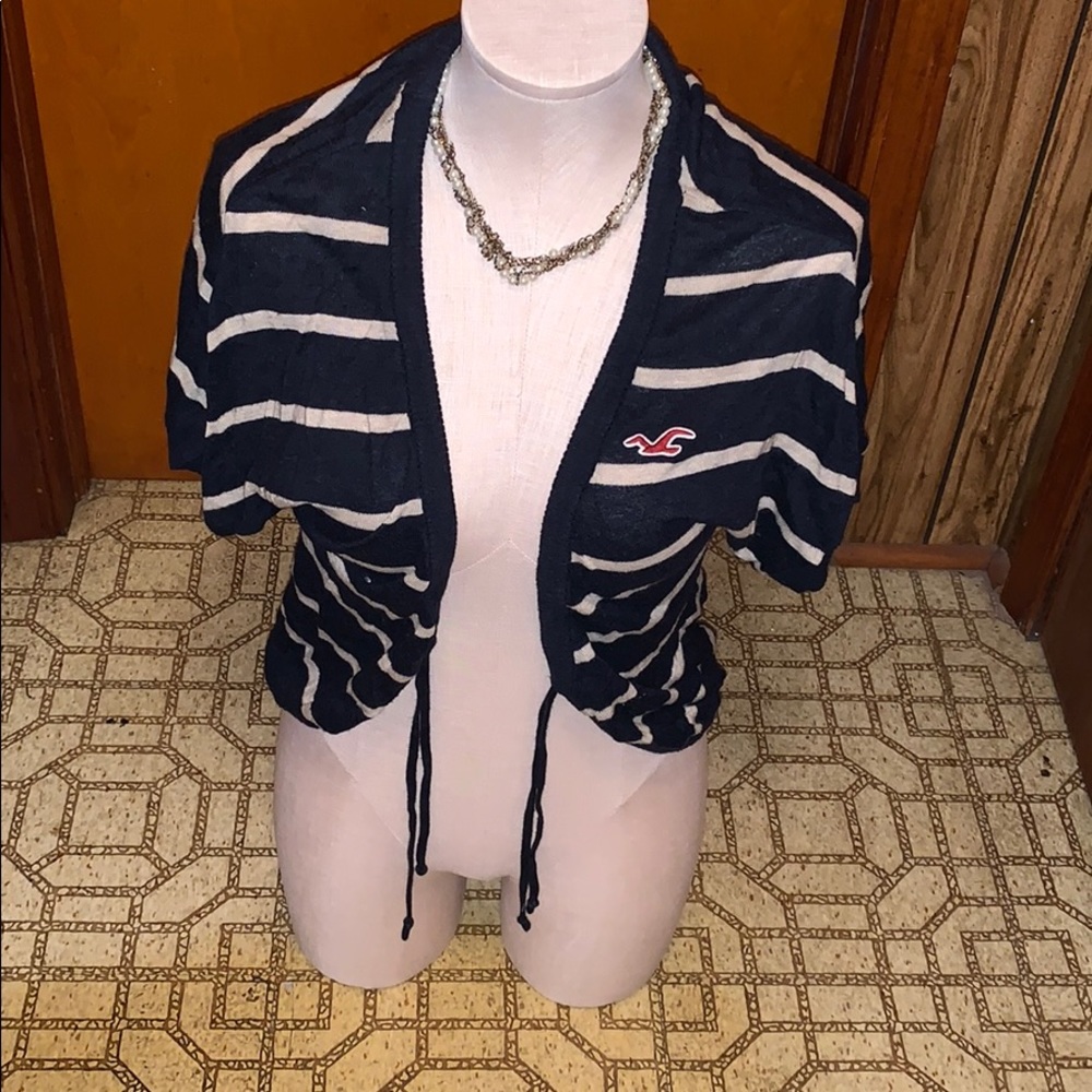 Hollister, top / sweater or cover up, small, blue